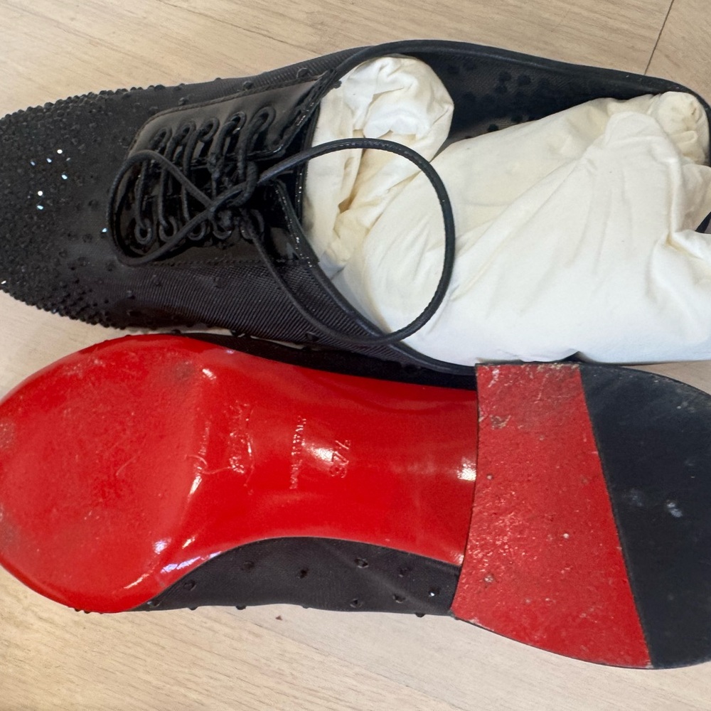 Christian Louboutin dedgraginzbar crystal flats - Picture 3 of 7